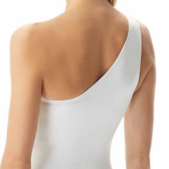 MICHAEL Kors One Shoulder One Piece Swimsuit - Picture 4 of 8